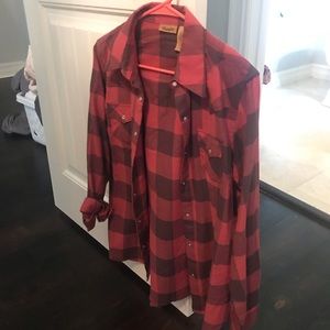red & black flannel